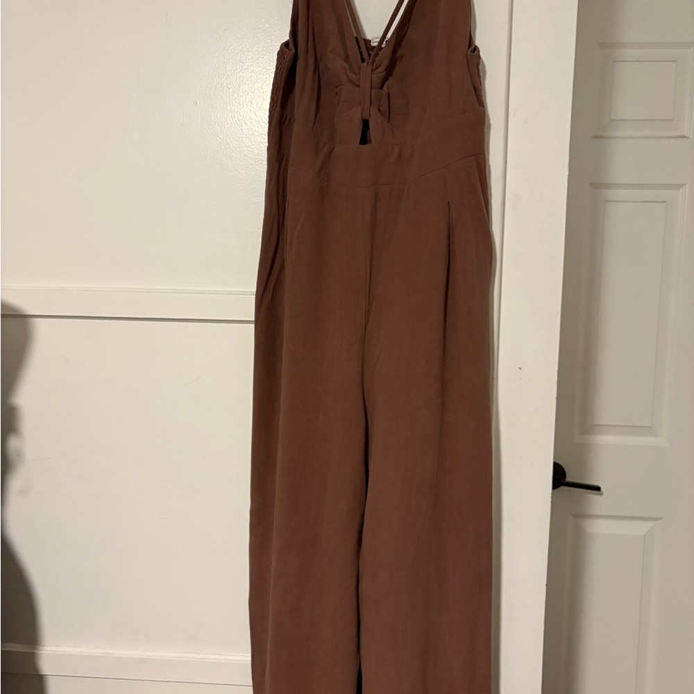Elegant Brown Jumpsuit